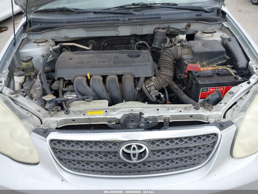 2006 Toyota Corolla VIN JTDBR32E060070583 IAAI salvage auction — SIDE, Salvage (Texas), sold $625 on 2026-07-07 (photo 9)
