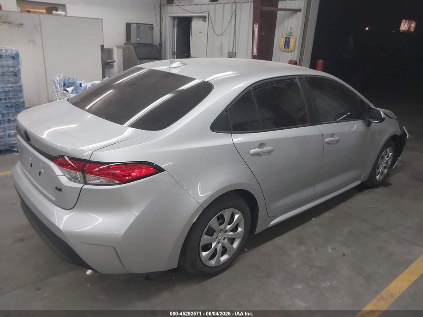 2026 Toyota Corolla VIN 5YFB4MDEXTP421700 IAAI salvage auction — FRONT END, Salvage Title, sold $8,750 on 2026-07-28 (photo 4)