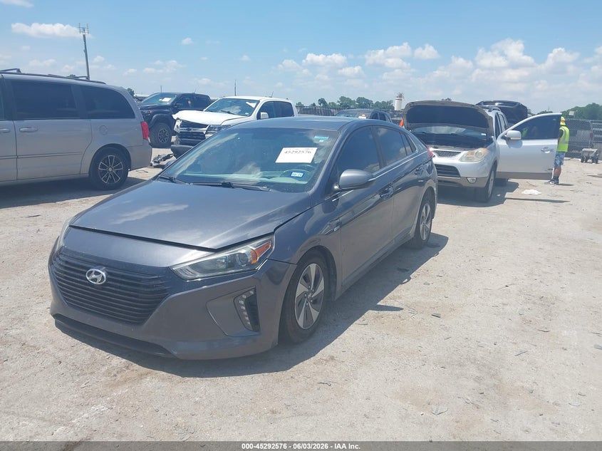 2017 Hyundai Ioniq VIN KMHC75LC1HU037232 IAAI salvage auction — RIGHT SIDE, Salvage (Texas), sold $825 on 2026-07-28 (photo 2)
