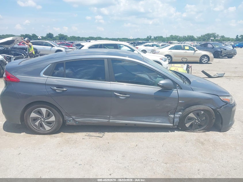 2017 Hyundai Ioniq VIN KMHC75LC1HU037232 IAAI salvage auction — RIGHT SIDE, Salvage (Texas), sold $825 on 2026-07-28 (photo 6)