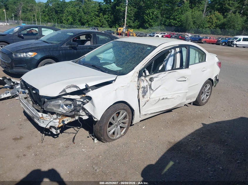 2015 Subaru Impreza VIN JF1GJAC61FH017245 IAAI salvage auction — FRONT & REAR, Salvage (Massachusetts), sold $425 on 2026-07-31 (photo 2)