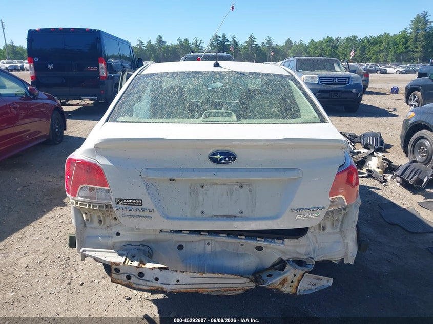 2015 Subaru Impreza VIN JF1GJAC61FH017245 IAAI salvage auction — FRONT & REAR, Salvage (Massachusetts), sold $425 on 2026-07-31 (photo 6)