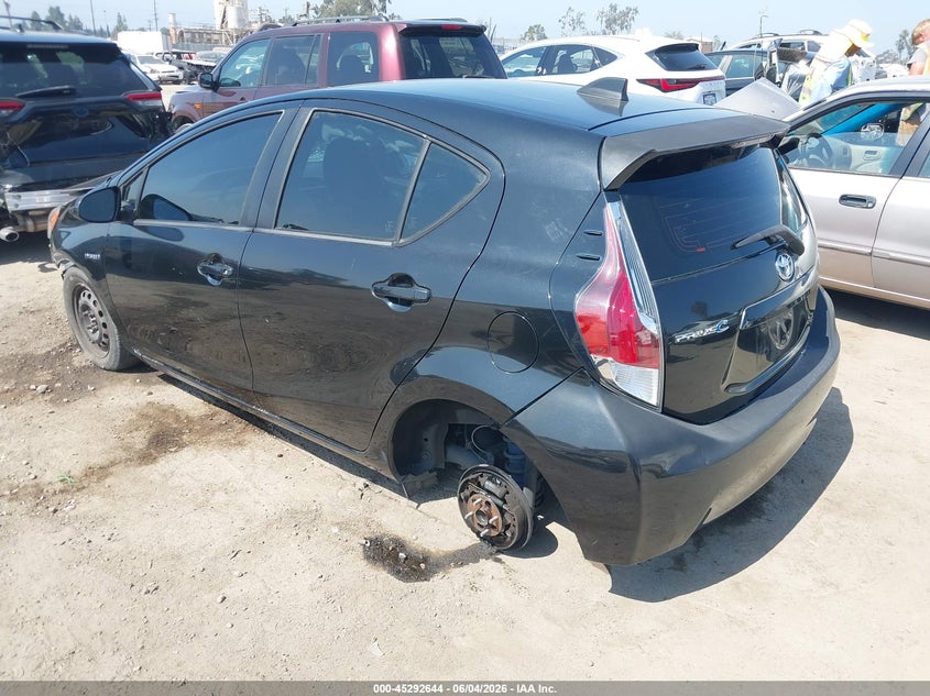 2015 Toyota Prius c VIN JTDKDTB33F1113613 IAAI salvage auction — FRONT END, Salvage (California), sold $500 on 2026-07-22 (photo 3)