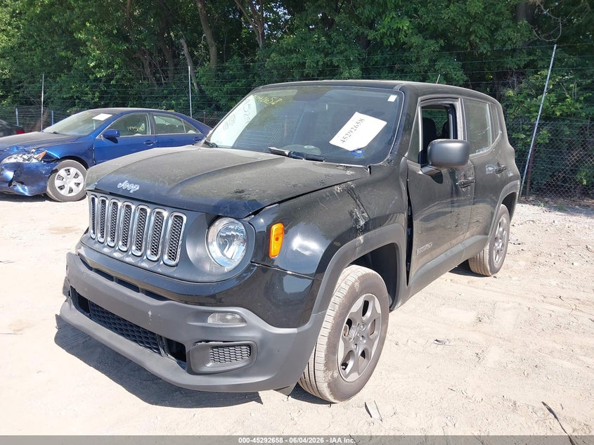 2016 Jeep Renegade VIN ZACCJBAT3GPC96974 IAAI salvage auction — LEFT & RIGHT, Salvage Title, sold $1,650 on 2026-07-15 (photo 2)