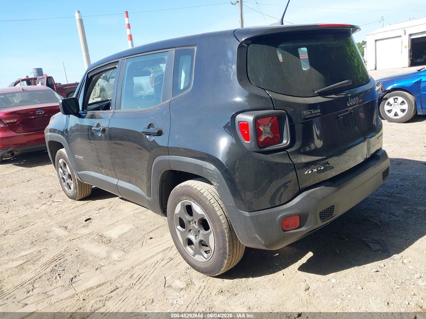 2016 Jeep Renegade VIN ZACCJBAT3GPC96974 IAAI salvage auction — LEFT & RIGHT, Salvage Title, sold $1,650 on 2026-07-15 (photo 3)