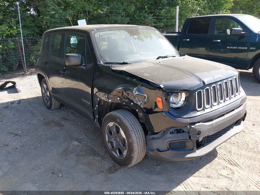 2016 Jeep Renegade VIN ZACCJBAT3GPC96974 IAAI salvage auction — LEFT & RIGHT, Salvage Title, sold $1,650 on 2026-07-15 (photo 6)