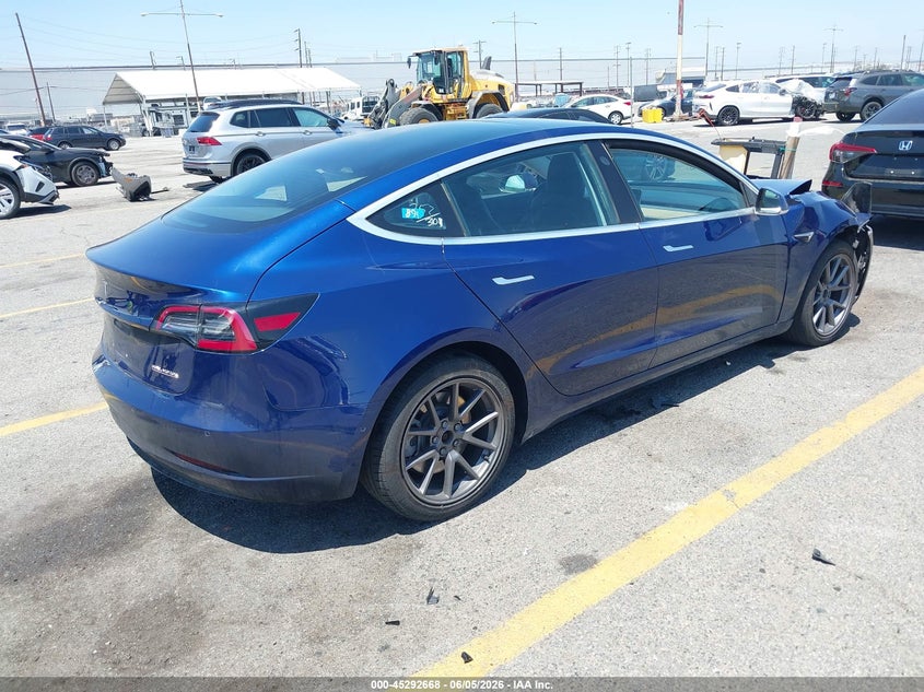 2018 Tesla Model 3 VIN 5YJ3E1EB8JF114880 IAAI salvage auction — RIGHT FRONT, Salvage (California), sold $3,550 on 2026-07-16 (photo 4)