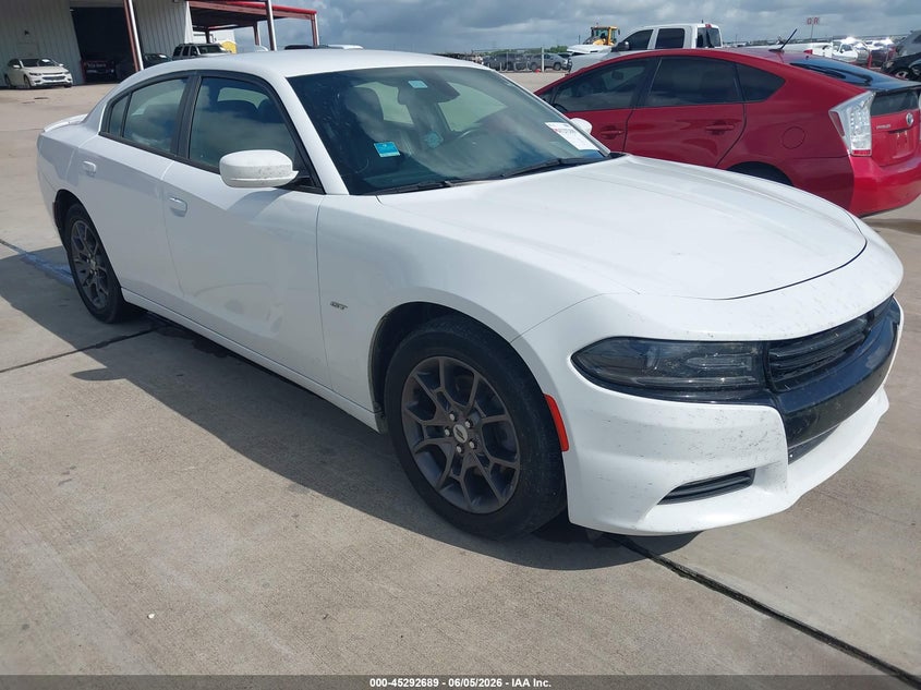 2018 Dodge Charger VIN 2C3CDXJG4JH198699 IAAI salvage auction — WATER/FLOOD, Salvage Title, sold $3,550 on 2026-07-04 (photo 1)