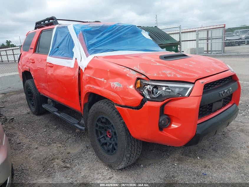 2023 Toyota 4runner VIN JTELU5JR2P6109946 IAAI salvage auction — FRONT & REAR, Salvage (Oklahoma), sold $11,125 on 2026-07-14 (photo 1)