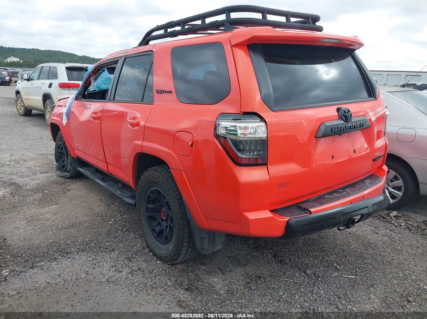 2023 Toyota 4runner VIN JTELU5JR2P6109946 IAAI salvage auction — FRONT & REAR, Salvage (Oklahoma), sold $11,125 on 2026-07-14 (photo 3)