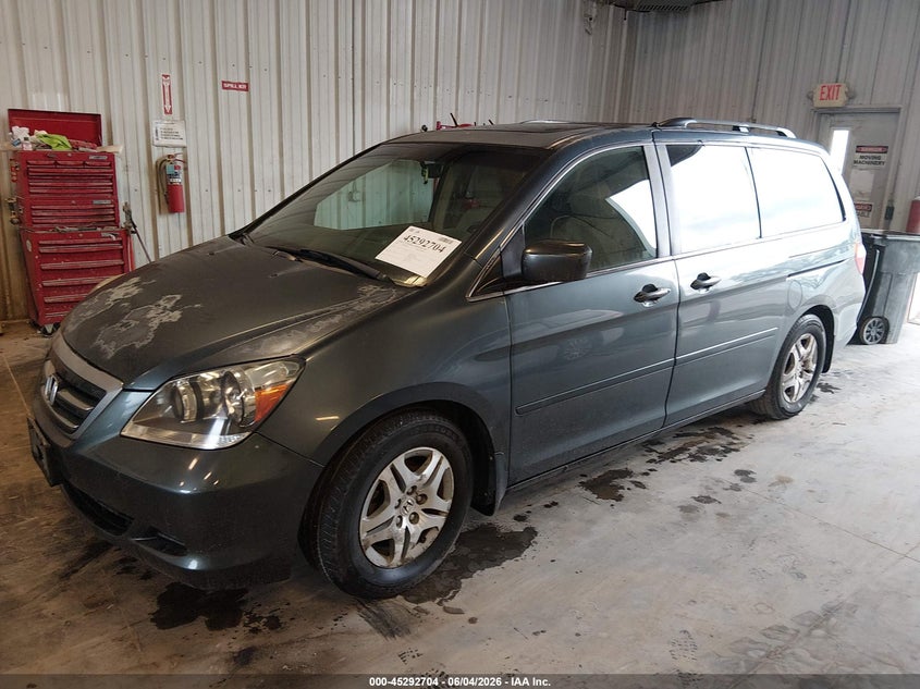 2006 Honda Odyssey VIN 5FNRL38776B446805 IAAI salvage auction — LEFT & RIGHT, Salvage (Nebraska), sold $750 on 2026-07-24 (photo 2)