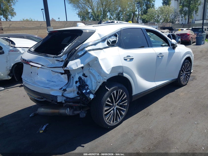 2023 Lexus Rx VIN 2T2BAMBA9PC015837 IAAI salvage auction — REAR END, Salvage Title, sold $11,100 on 2026-07-24 (photo 4)