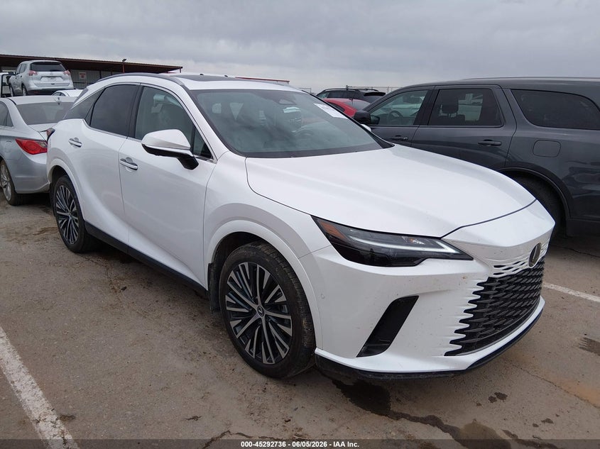 2024 Lexus Rx VIN 2T2BAMBA4RC037179 IAAI salvage auction — SIDE, Salvage (New Mexico), sold $25,000 on 2026-07-31 (photo 1)