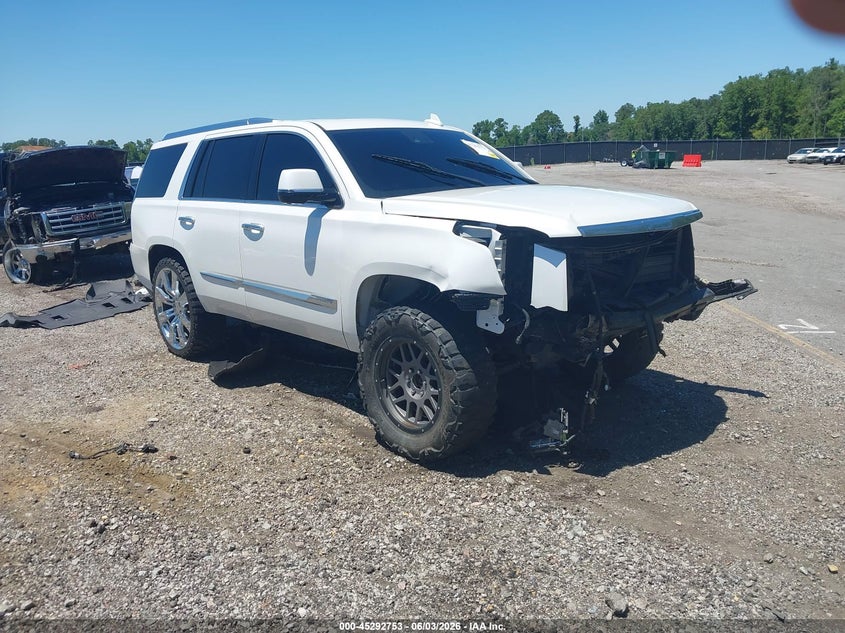 2016 Cadillac Escalade VIN 1GYS4DKJXGR425977 IAAI salvage auction — FRONT END, Salvage Title, sold $4,300 on 2026-07-09 (photo 1)