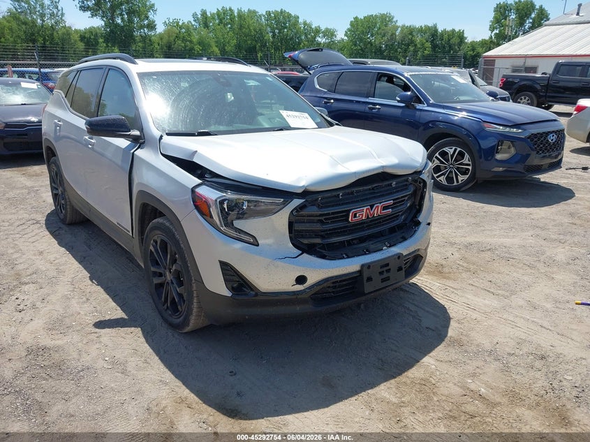 2021 Gmc Terrain VIN 3GKALVEV0ML398661 IAAI salvage auction — FRONT END, Salvage Title, sold $5,675 on 2026-07-27 (photo 1)