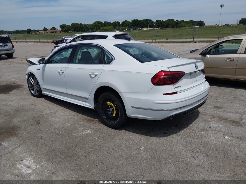 2017 Volkswagen Passat VIN 1VWDT7A34HC017935 IAAI salvage auction — FRONT END, Salvage Title, sold $25 on 2026-07-22 (photo 3)