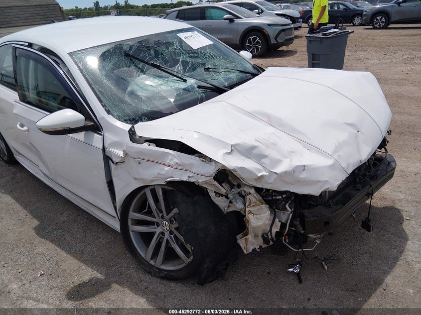 2017 Volkswagen Passat VIN 1VWDT7A34HC017935 IAAI salvage auction — FRONT END, Salvage Title, sold $25 on 2026-07-22 (photo 6)