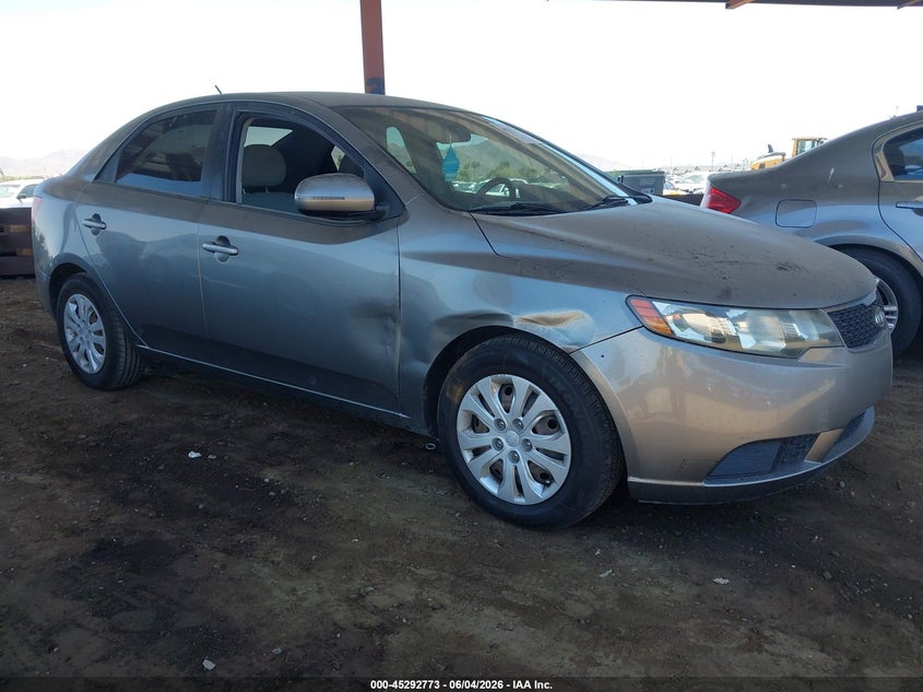 2012 Kia Forte VIN KNAFU4A22C5507329 IAAI salvage auction — LEFT SIDE, Salvage Title, sold $1,050 on 2026-07-07 (photo 1)