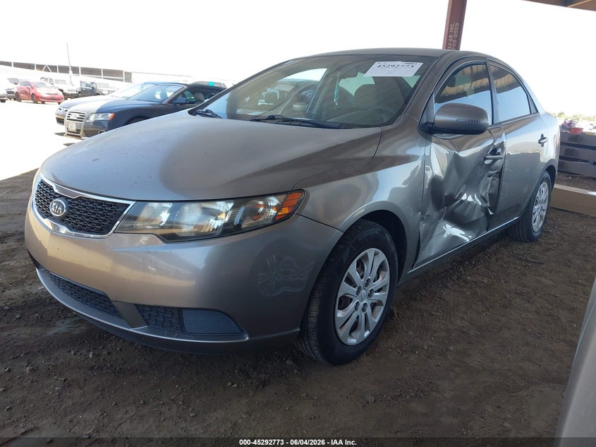 2012 Kia Forte VIN KNAFU4A22C5507329 IAAI salvage auction — LEFT SIDE, Salvage Title, sold $1,050 on 2026-07-07 (photo 2)