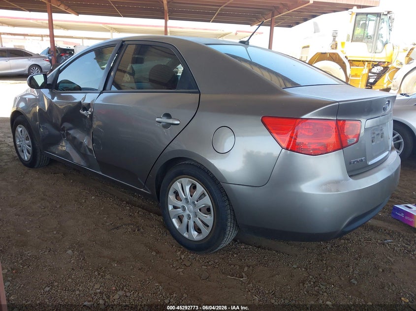 2012 Kia Forte VIN KNAFU4A22C5507329 IAAI salvage auction — LEFT SIDE, Salvage Title, sold $1,050 on 2026-07-07 (photo 3)