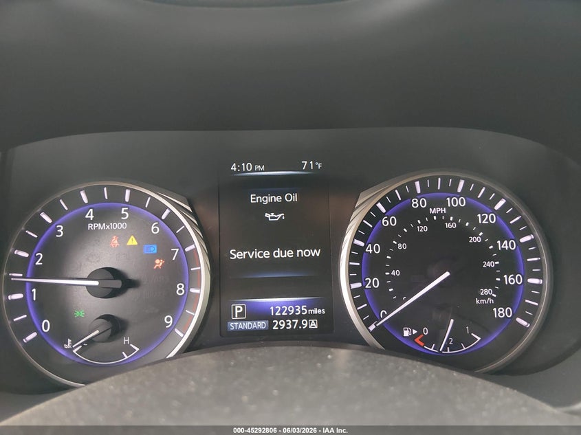 2016 Infiniti Q50 VIN JN1EV7AR8GM341522 IAAI salvage auction — FRONT END, Clear (Wyoming), sold $1,350 on 2026-09-02 (photo 7)