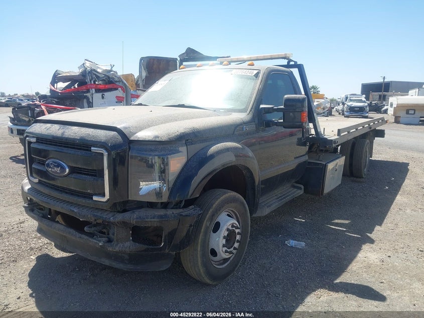 2014 Ford F-550 chassis VIN 1FDUF5GY9EEB37548 IAAI salvage auction — NORMAL WEAR, Clear (Arizona), sold $25 on 2026-07-28 (photo 2)