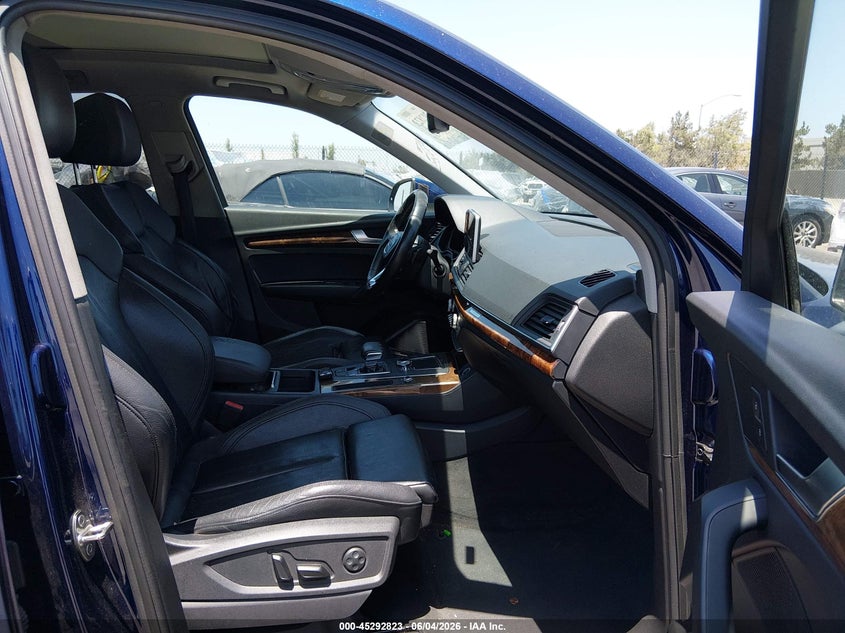 2018 Audi Q5 VIN WA1BNAFY5J2113150 IAAI salvage auction — LEFT REAR, Salvage (California), sold $4,050 on 2026-07-29 (photo 5)