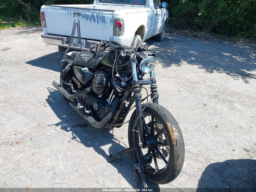 2021 Harley-davidson Iron VIN 1HD4LE216MB418826 IAAI salvage auction — FRONT & REAR, Salvage (Kentucky), sold $775 on 2026-10-06 (photo 1)