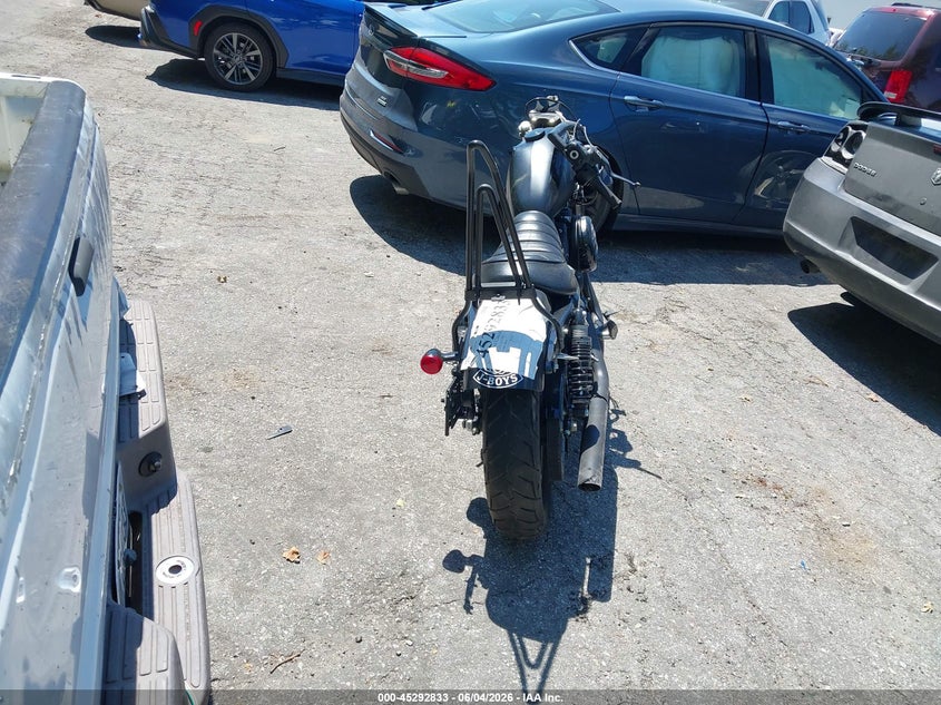 2021 Harley-davidson Iron VIN 1HD4LE216MB418826 IAAI salvage auction — FRONT & REAR, Salvage (Kentucky), sold $775 on 2026-10-06 (photo 6)