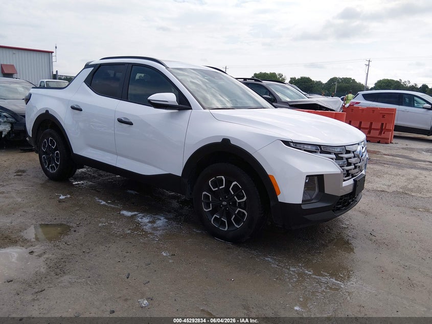2024 Hyundai Santa cruz VIN 5NTJC4DE8RH117366 IAAI salvage auction — HAIL, Salvage Title, sold $10,000 on 2026-07-10 (photo 1)
