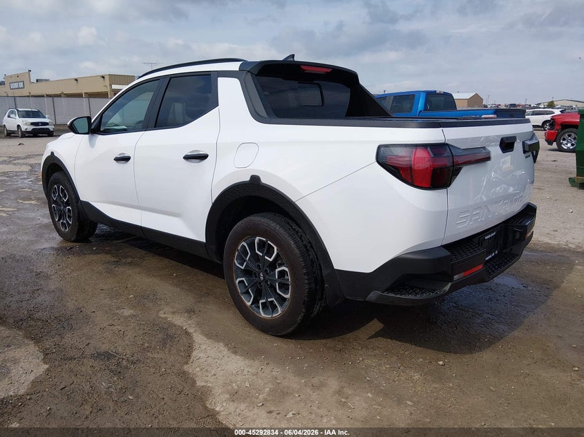 2024 Hyundai Santa cruz VIN 5NTJC4DE8RH117366 IAAI salvage auction — HAIL, Salvage Title, sold $10,000 on 2026-07-10 (photo 3)