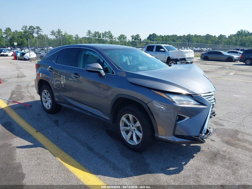 2016 Lexus Rx VIN 2T2ZZMCA6GC001187 IAAI salvage auction — LEFT FRONT, Salvage (South Carolina), sold $7,375 on 2026-07-29 (photo 1)