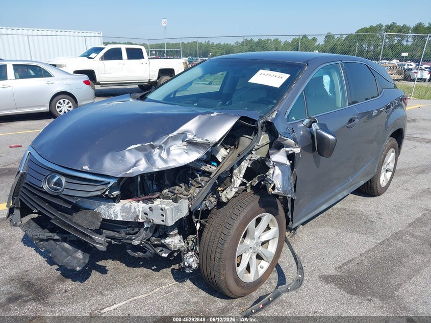 2016 Lexus Rx VIN 2T2ZZMCA6GC001187 IAAI salvage auction — LEFT FRONT, Salvage (South Carolina), sold $7,375 on 2026-07-29 (photo 6)