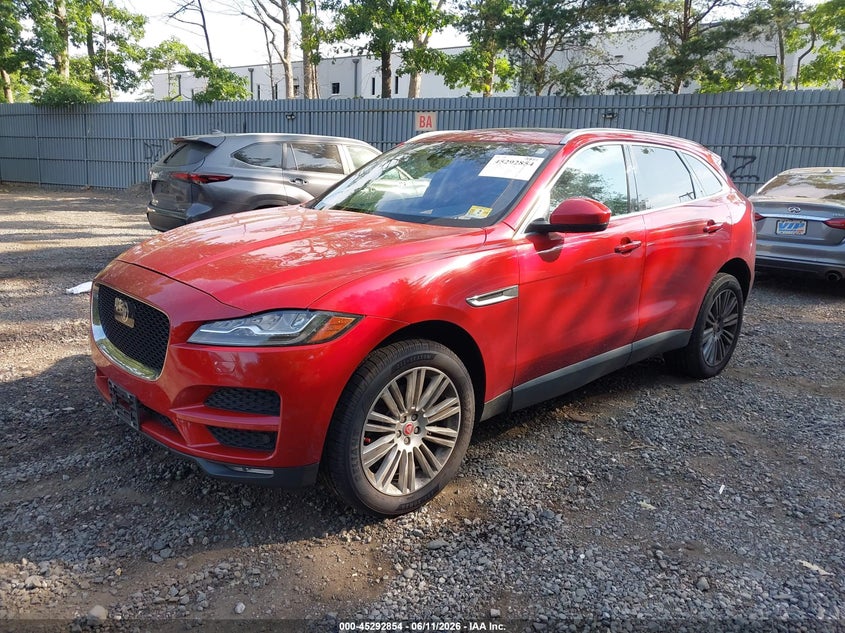 2019 Jaguar F-pace VIN SADCN2GX6KA395381 IAAI salvage auction — REAR END, Salvage (Idaho), sold $3,550 on 2026-07-22 (photo 2)