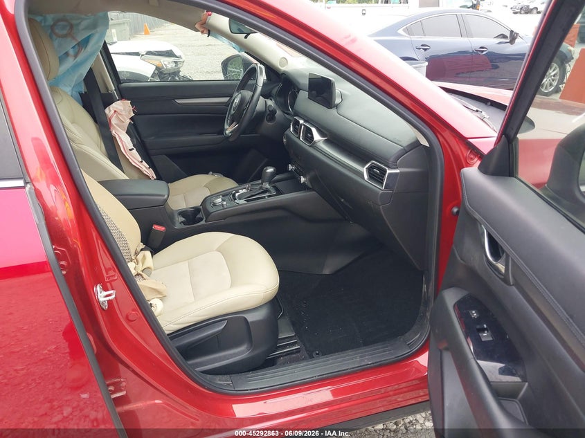 2021 Mazda Cx-5 VIN JM3KFACM8M0355457 IAAI salvage auction — LEFT SIDE, Salvage Title, sold $4,000 on 2026-07-21 (photo 5)