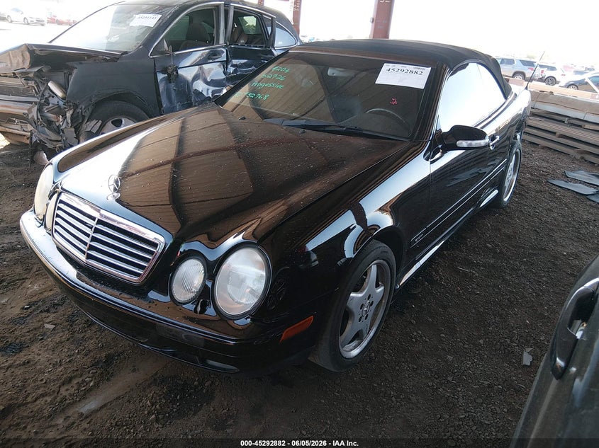 2003 Mercedes-benz Clk-klasse VIN WDBLK65G23T144375 IAAI salvage auction — LEFT REAR, Salvage (Arizona), sold $575 on 2026-07-14 (photo 2)