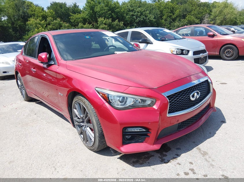 2017 Infiniti Q50 VIN JN1FV7ARXHM872212 IAAI salvage auction — NORMAL WEAR, Original (Texas), sold $2,025 on 2026-07-13 (photo 1)