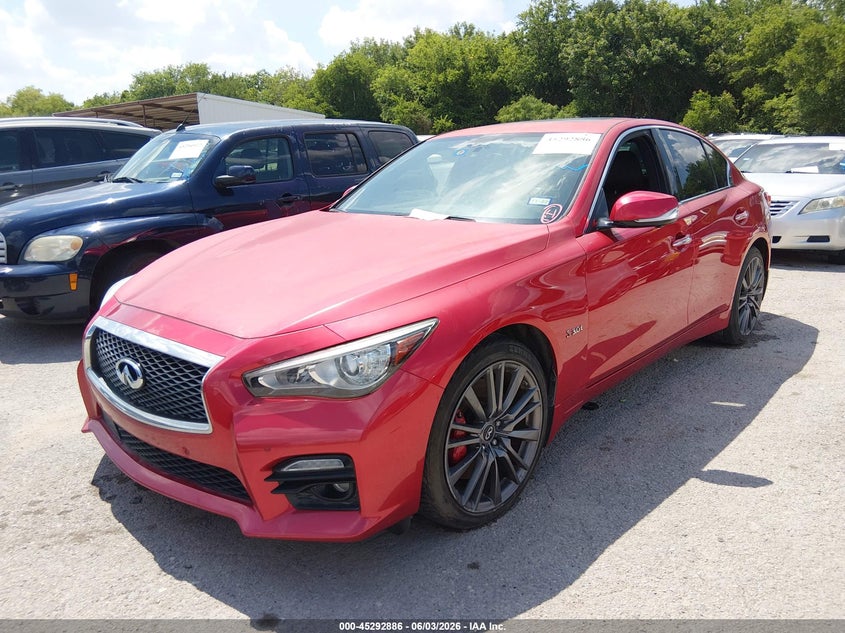 2017 Infiniti Q50 VIN JN1FV7ARXHM872212 IAAI salvage auction — NORMAL WEAR, Original (Texas), sold $2,025 on 2026-07-13 (photo 2)