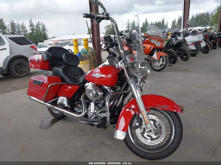 2009 Harley-davidson Flhr VIN 1HD1FW4139Y643884 IAAI salvage auction — FRONT END, Bill Of Sale (Washington), sold $1,025 on 2026-07-29 (photo 1)