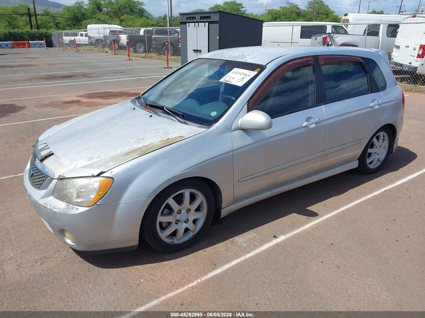 2006 Kia Spectra VIN KNAFE161765364121 IAAI salvage auction — NORMAL WEAR, Clear (Hawaii), sold $100 on 2026-07-28 (photo 2)