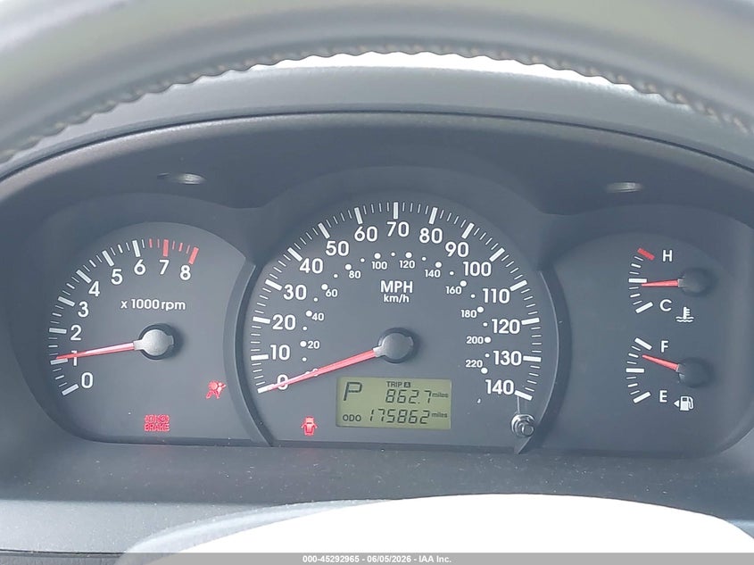 2006 Kia Spectra VIN KNAFE161765364121 IAAI salvage auction — NORMAL WEAR, Clear (Hawaii), sold $100 on 2026-07-28 (photo 7)