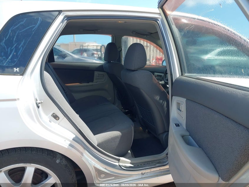 2006 Kia Spectra VIN KNAFE161765364121 IAAI salvage auction — NORMAL WEAR, Clear (Hawaii), sold $100 on 2026-07-28 (photo 8)