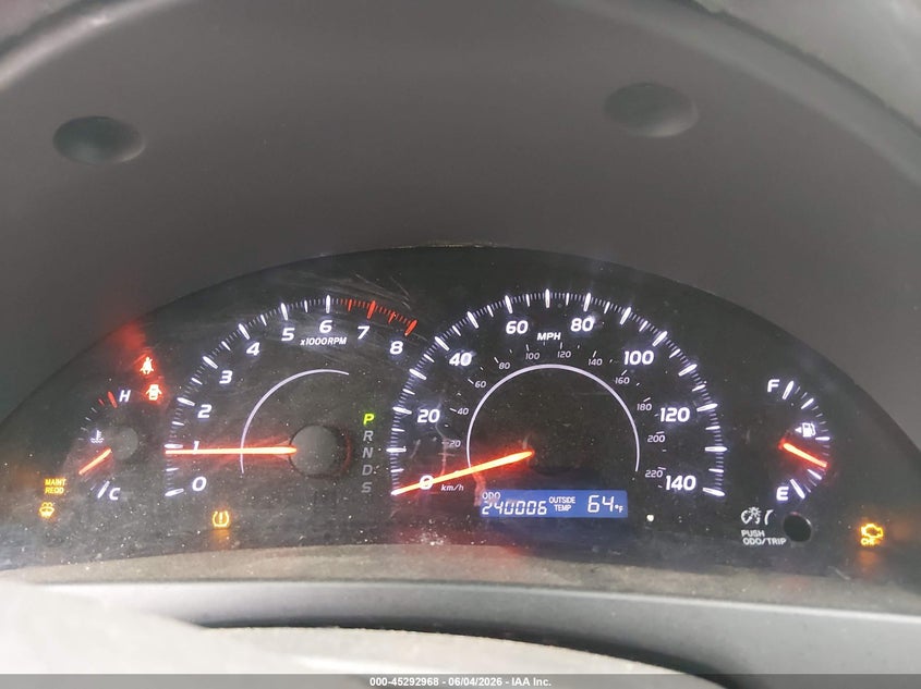 2010 Toyota Camry VIN 4T1BF3EK2AU054828 IAAI salvage auction — NORMAL WEAR, Clear - Dealer Only (California), sold $575 on 2026-07-09 (photo 7)