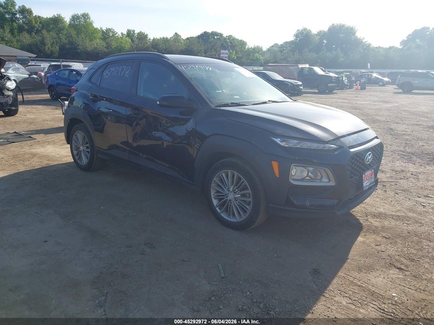 2018 Hyundai Kona VIN KM8K2CAAXJU082658 IAAI salvage auction — REAR END, Salvage Title, sold $2,450 on 2026-07-21 (photo 1)