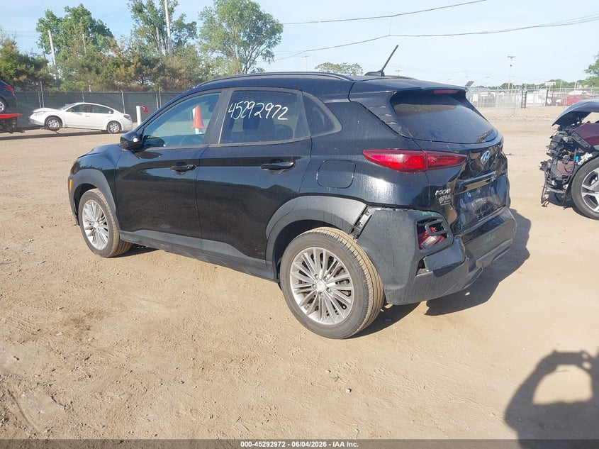 2018 Hyundai Kona VIN KM8K2CAAXJU082658 IAAI salvage auction — REAR END, Salvage Title, sold $2,450 on 2026-07-21 (photo 3)