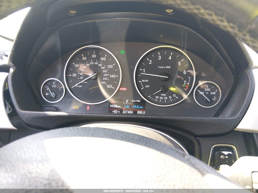 2013 BMW 3er VIN WBA3B3C5XDF541928 IAAI salvage auction — LEFT REAR, Salvage Title, sold $450 on 2026-07-13 (photo 7)