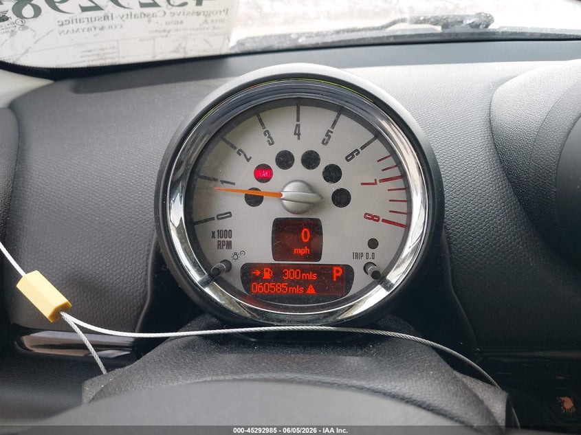 2014 Mini Countryman VIN WMWZC3C58EWT00555 IAAI salvage auction — LEFT SIDE, Salvage Title, sold $2,450 on 2026-07-07 (photo 7)