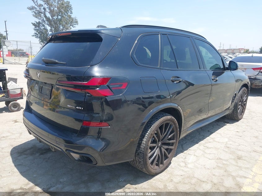 2024 BMW X5 VIN 5UX13EU0XR9T35891 IAAI salvage auction — SIDE, Salvage (California), sold $36,250 on 2026-07-29 (photo 4)