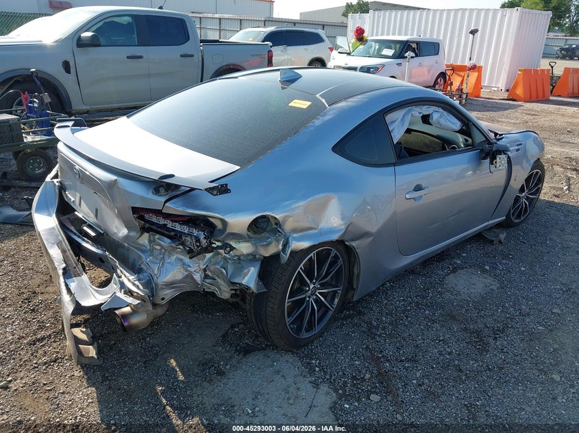 2019 Toyota Gt86 VIN JF1ZNAE11K8701026 IAAI salvage auction — FRONT & REAR, Salvage Title, sold $1,300 on 2026-07-21 (photo 4)
