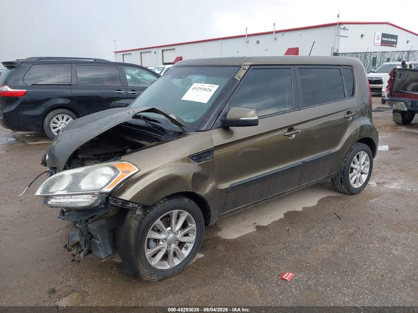 2012 Kia Soul VIN KNDJT2A64C7401881 IAAI salvage auction — RIGHT FRONT, Salvage (Kansas), sold $300 on 2026-07-24 (photo 2)